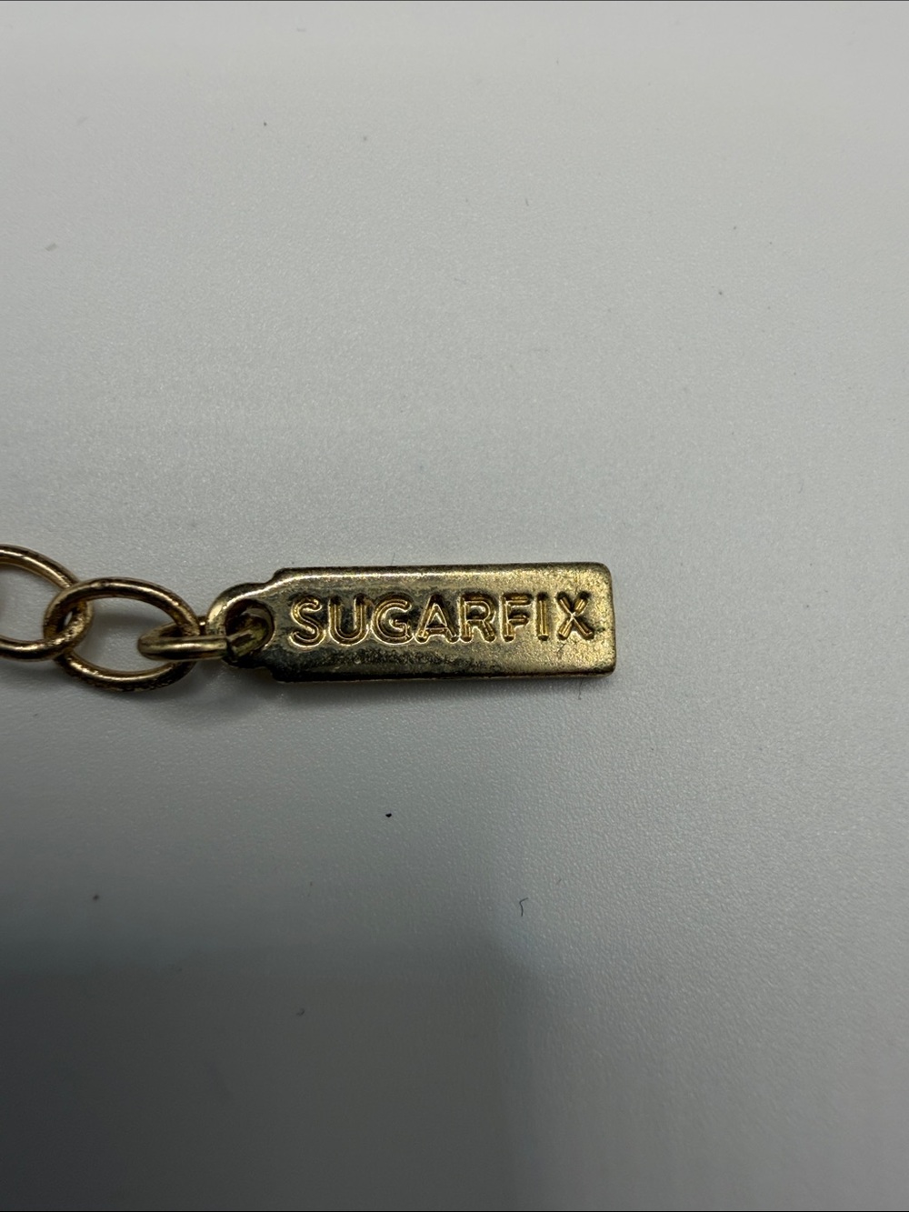 Sugarfix by BaubleBar Gold Tone Layered Beaded Y Drop Necklace